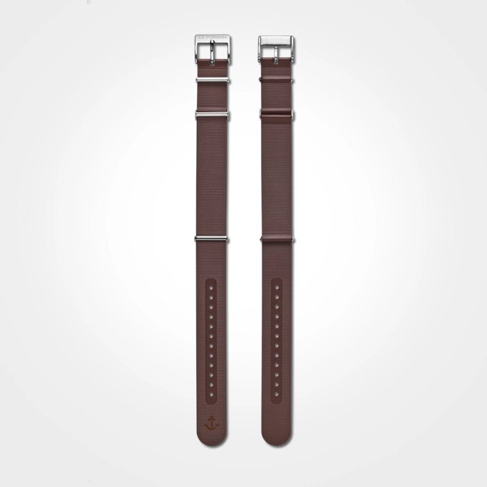 Rubber Nato Strap - Chocolat